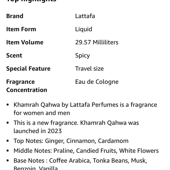 Khamrah Qahwa by Lattafa - Picture 2 of 9